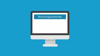 Foto: Rechnungsmerkmale